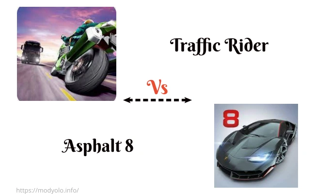 Traffic Rider vs Asphalt 8 Feature Image