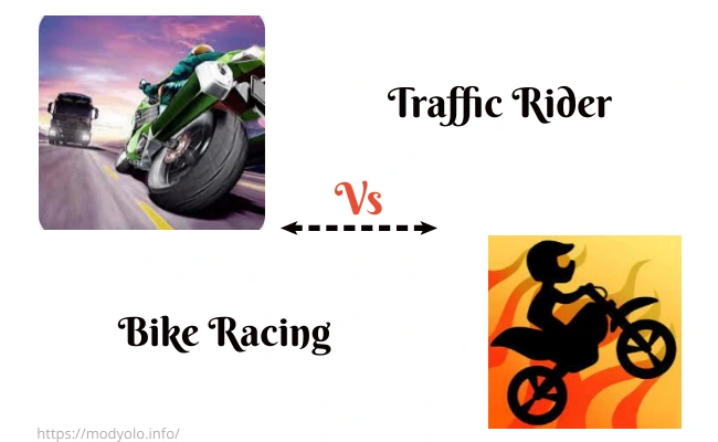 Traffic Rider vs Bike Racing Feature Image